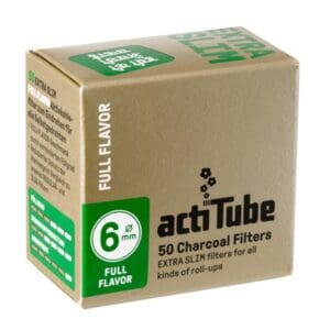 Filtro A Carboni Attivi Actitube - Extra Slim - 6mm- 50pz - Tabbacheria Borgi