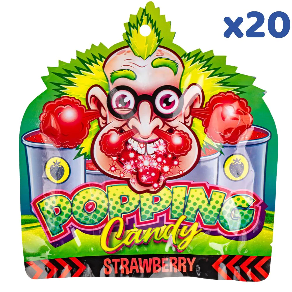 Dr. Sour Popping Candy Strawberry - Tabaccheria Borgi
