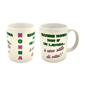 Tazza "Essere Nonna non è un lavoro.. è uno stile di vita!!" - Borgi Cioccolateria Lindt