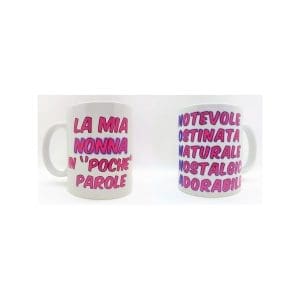 Tazza mug ceramica "La mia nonna in 'poche' parole" - Borgi cioccolateria Lindt