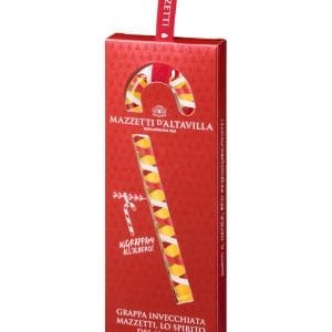 Bastoncino Spiritoso Di Natale GRAPPA INVECCHIATA 40% - Borgi Cioccolateria Lindt