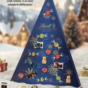 Calendario dell'avvento piramide Lindt - Borgi Cioccolateria Lindt